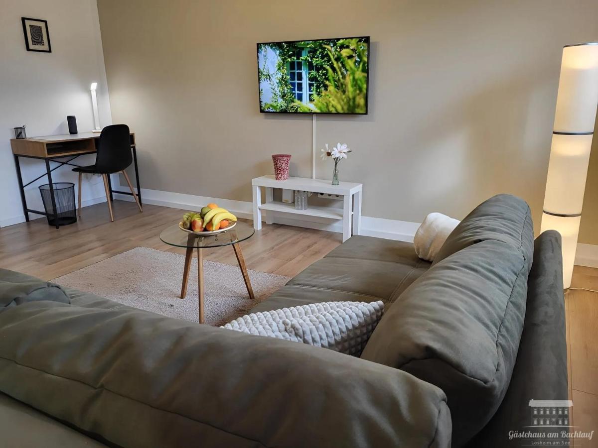 Komfort Ferienwohnungen Mit Wellness-Garten - Gaestehaus Am Bachlauf - Losheim Am See Kültér fotó