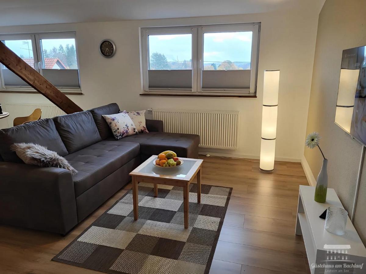 Komfort Ferienwohnungen Mit Wellness-Garten - Gaestehaus Am Bachlauf - Losheim Am See Kültér fotó